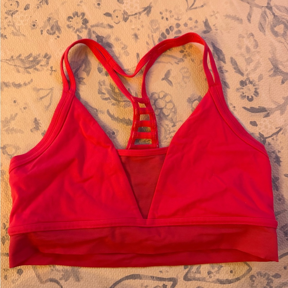 Red Women's Sports Bra